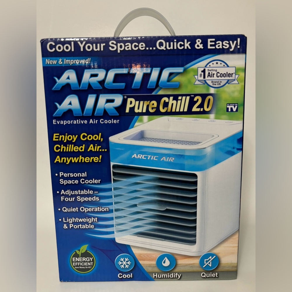 New in Box Arctic Air Pure Chill 2.0 Evaporative Air Cooler
